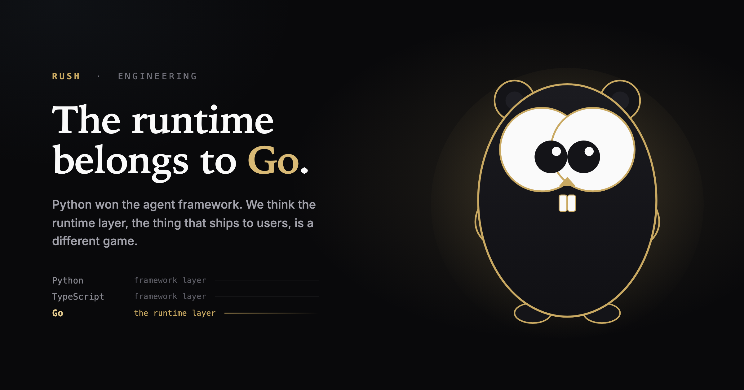 Why We Built Our Agent Harness in Go